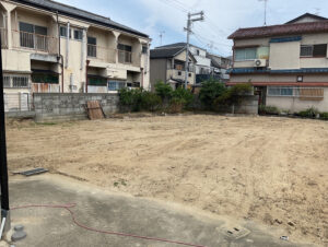 旧家を解体してできた空き地を愛犬とのびのびと遊べる庭に改修|大阪府羽曳野市